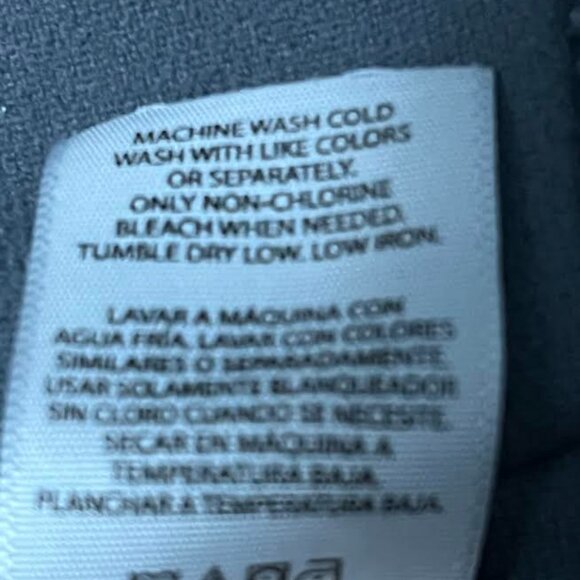 TIME AND TRU - GREY VELOUR LONG SLEEVE HOODED JACKET W/ZIPPER FRONT / SIZE: L - Picture 9 of 9